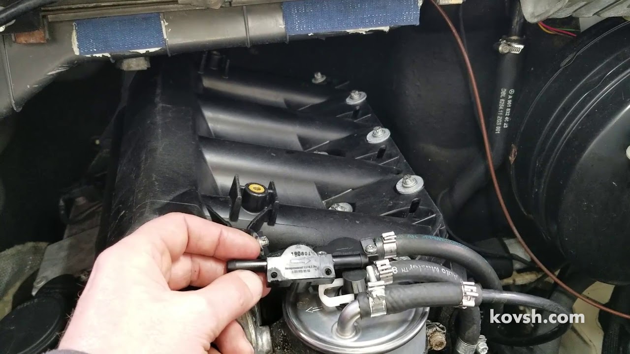 Меняйте клапан обратки на топливном фильтре раз в несколько лет на Sprinter 313CDI 2.1d OM611