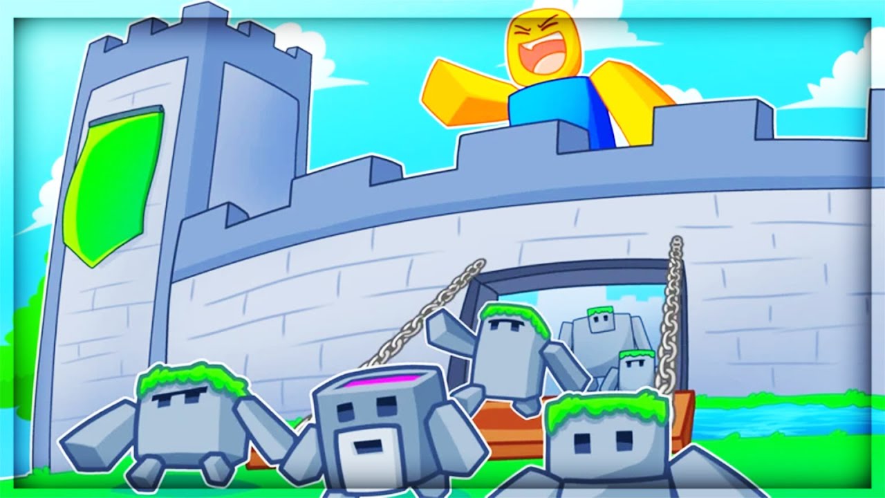 JE DEVIENS LE PLUS FORT ! Roblox Construis une armée de golems!