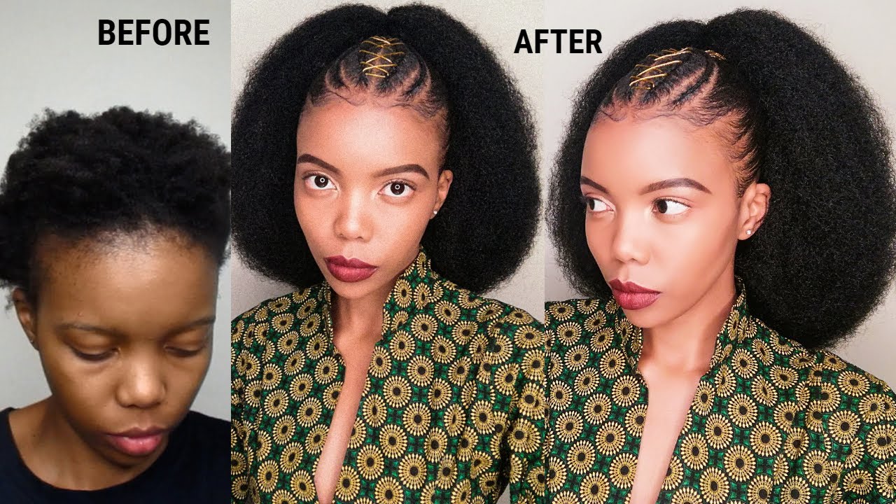 Hairstyle For Short Natural Hair | Wedding Hairstyle | Marley Hair | Isoplus Styling Gel