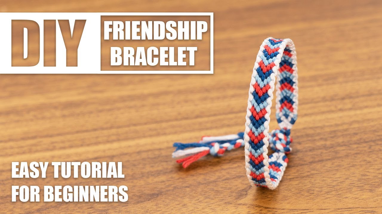 Outside Chevron Line Trendy Summer Macrame Friendship Bracelets | Easy Tutorial for Beginner