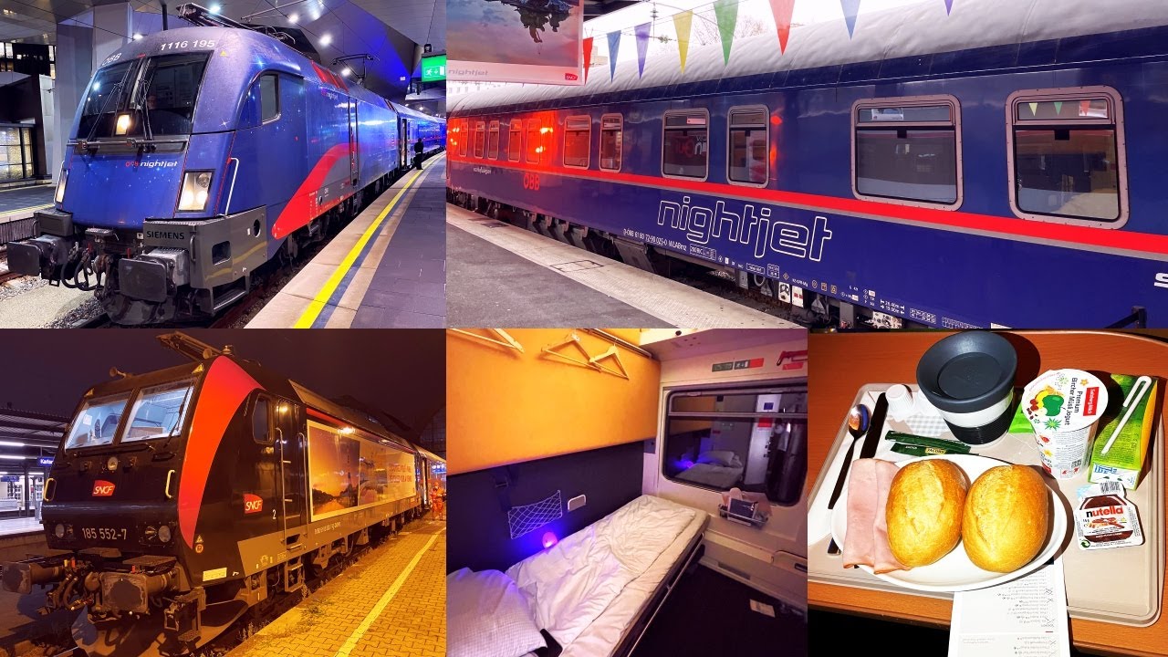 Inaugural Journey of new Orient Express Train: ÖBB Nightjet Vienna - Paris in Deluxe Sleeping Car