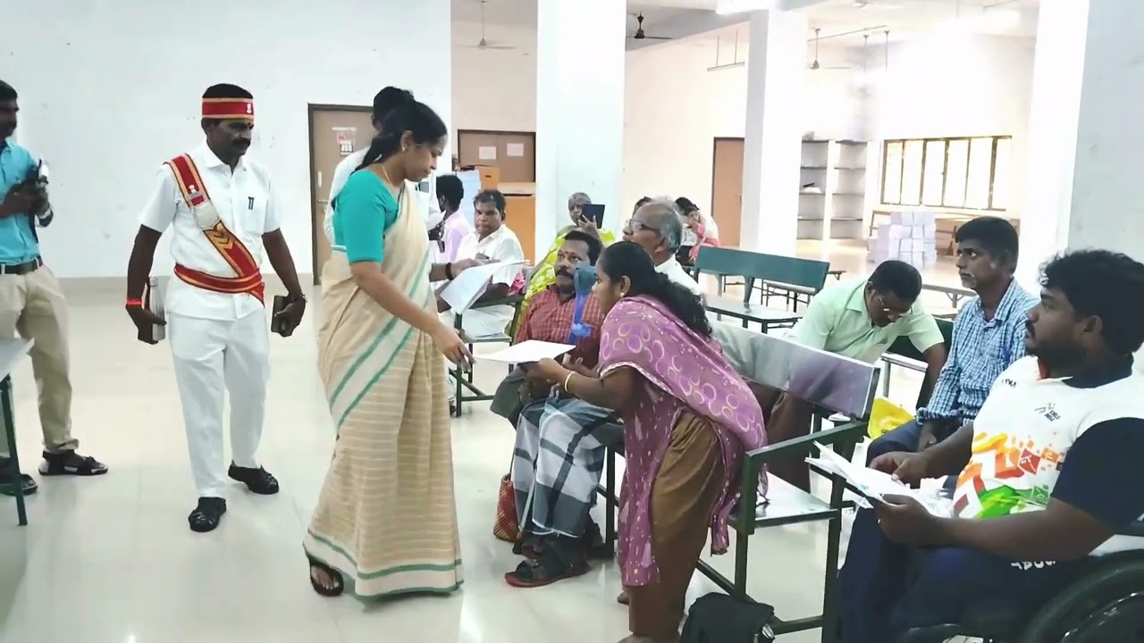 District Collector Received Petitions from the Differently abled at the grievance day I Salem - 01