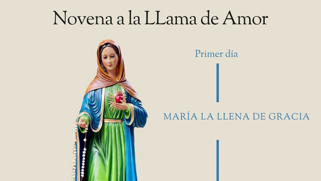 НОВЕНА ПЛАМЕНИ ЛЮБВИ, ДЕНЬ ПЕРВЫЙ