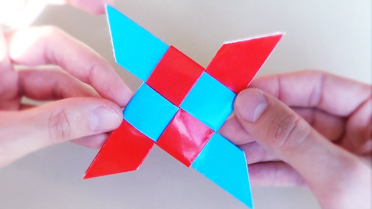 Shuriken MORTAL muy sencillo de Papel