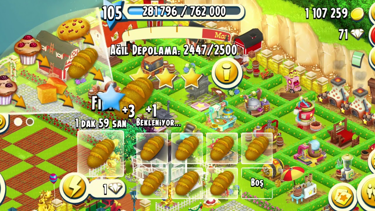 Hay Day Farm 105 level #Hayday