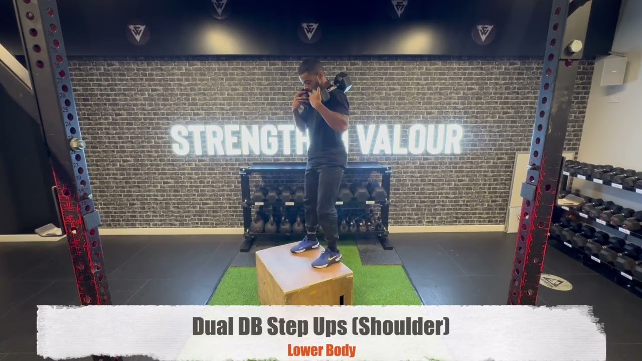 Dual DB Step Ups Shoulder