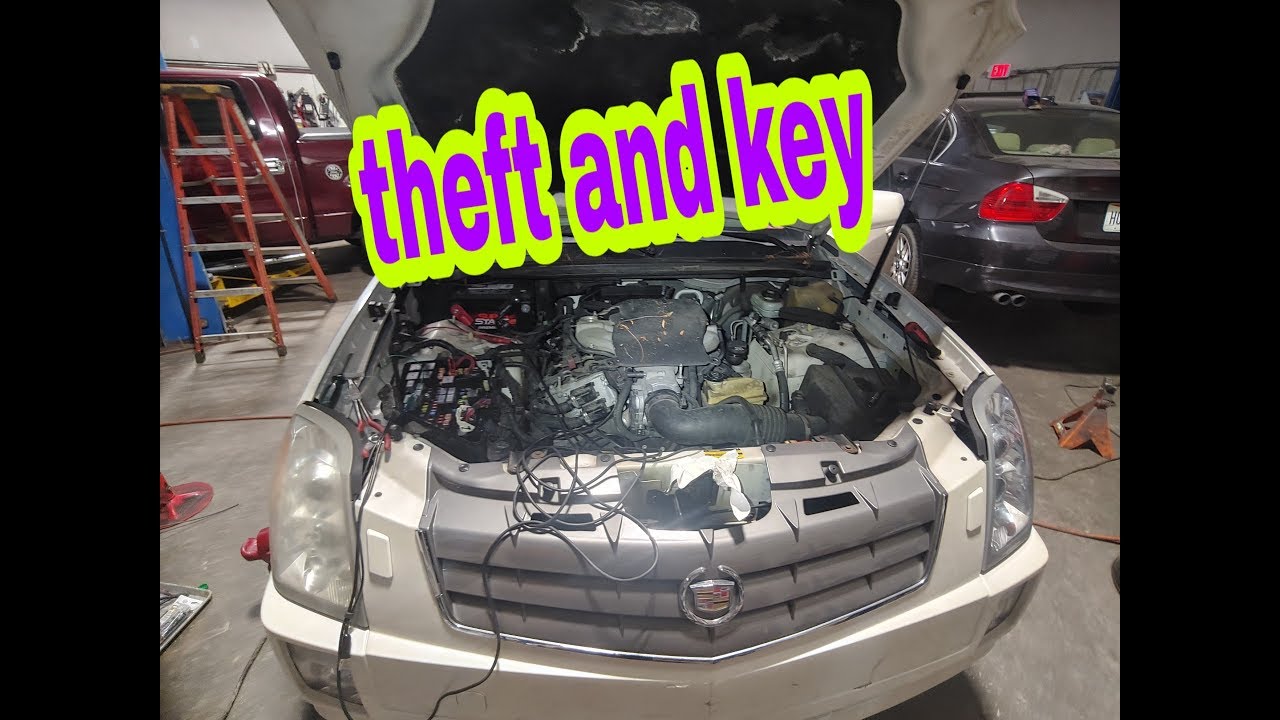 2004 Cadilac SRX service theft system. Key don't come out English AND SPANISH