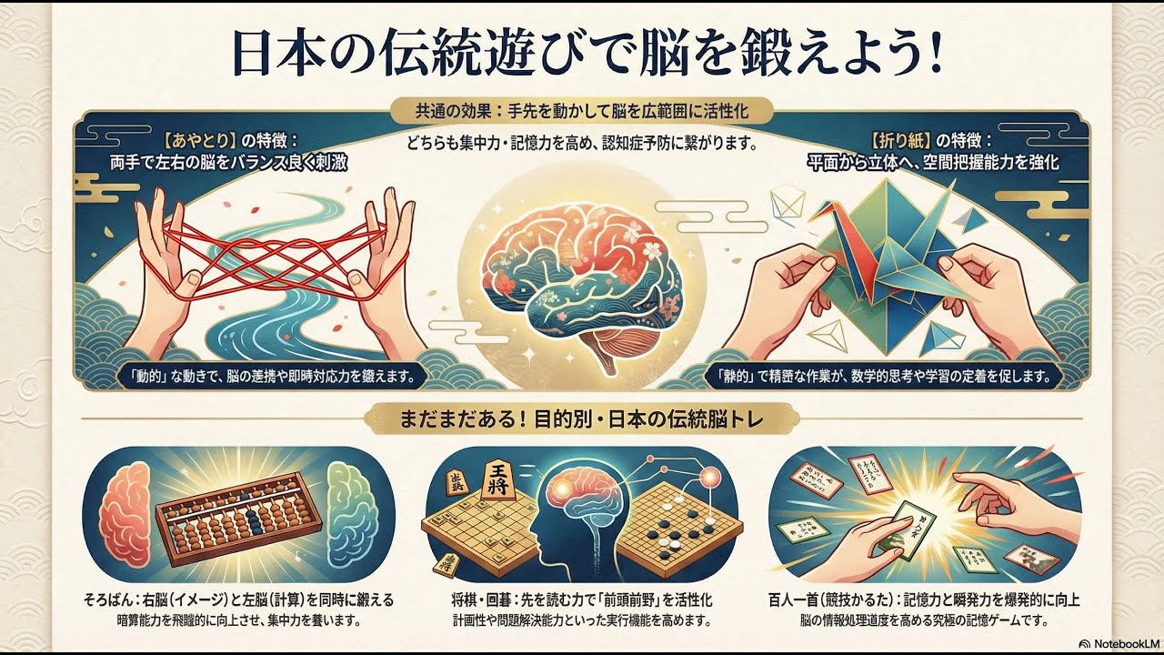 【あやとり、折り紙】で脳を鍛えよう!