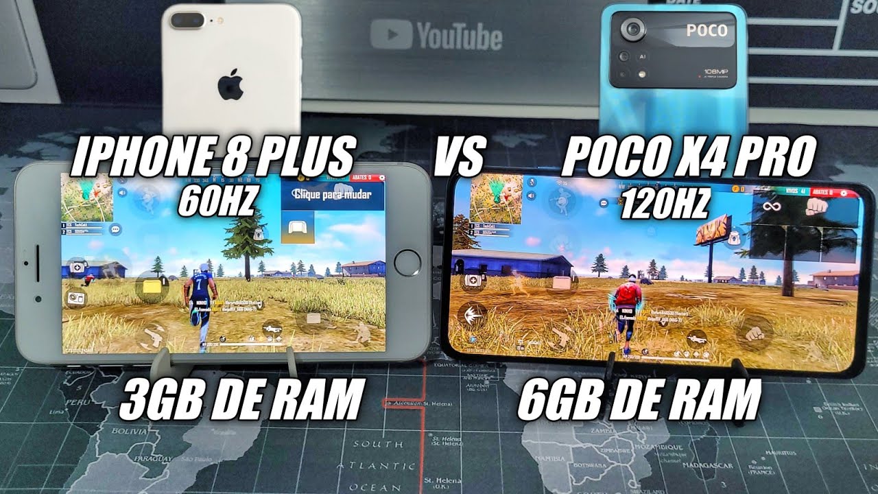IPHONE 8 PLUS VS POCO X4 PRO QUAL MELHOR ?