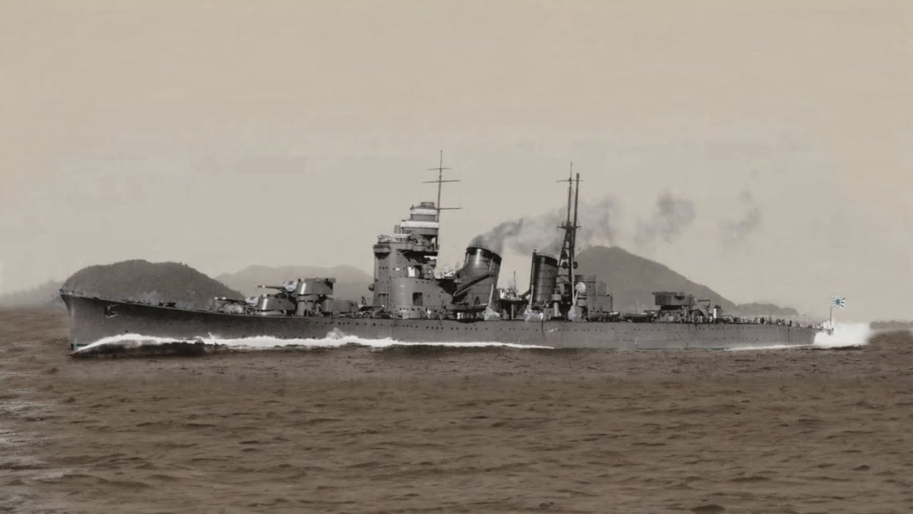 Японский тяжёлый крейсер Nachi – непобедимый гигант, ставший жертвой неба!