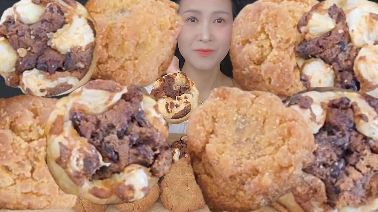 튀김소보로  호두과자, 빵과당신 호두파이, hand made 튀김소보로 호두과자, 디저트먹방, ASMR DESSERT MUKBANG,