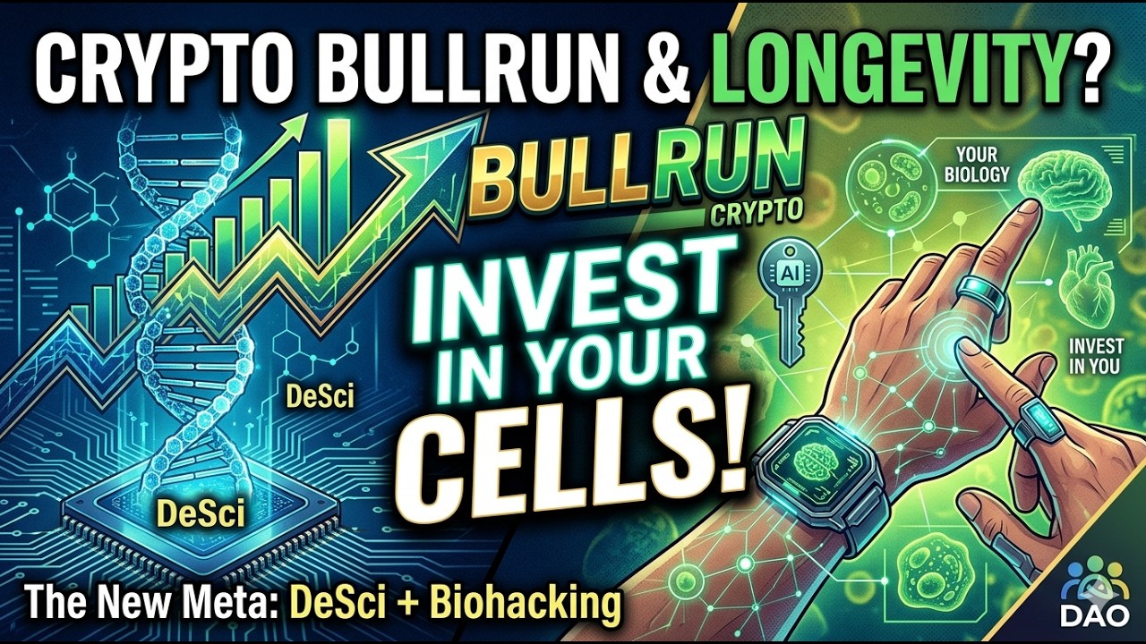 Warum Krypto-Investoren jetzt auf Longevity, Biohacking & DeSci setzen