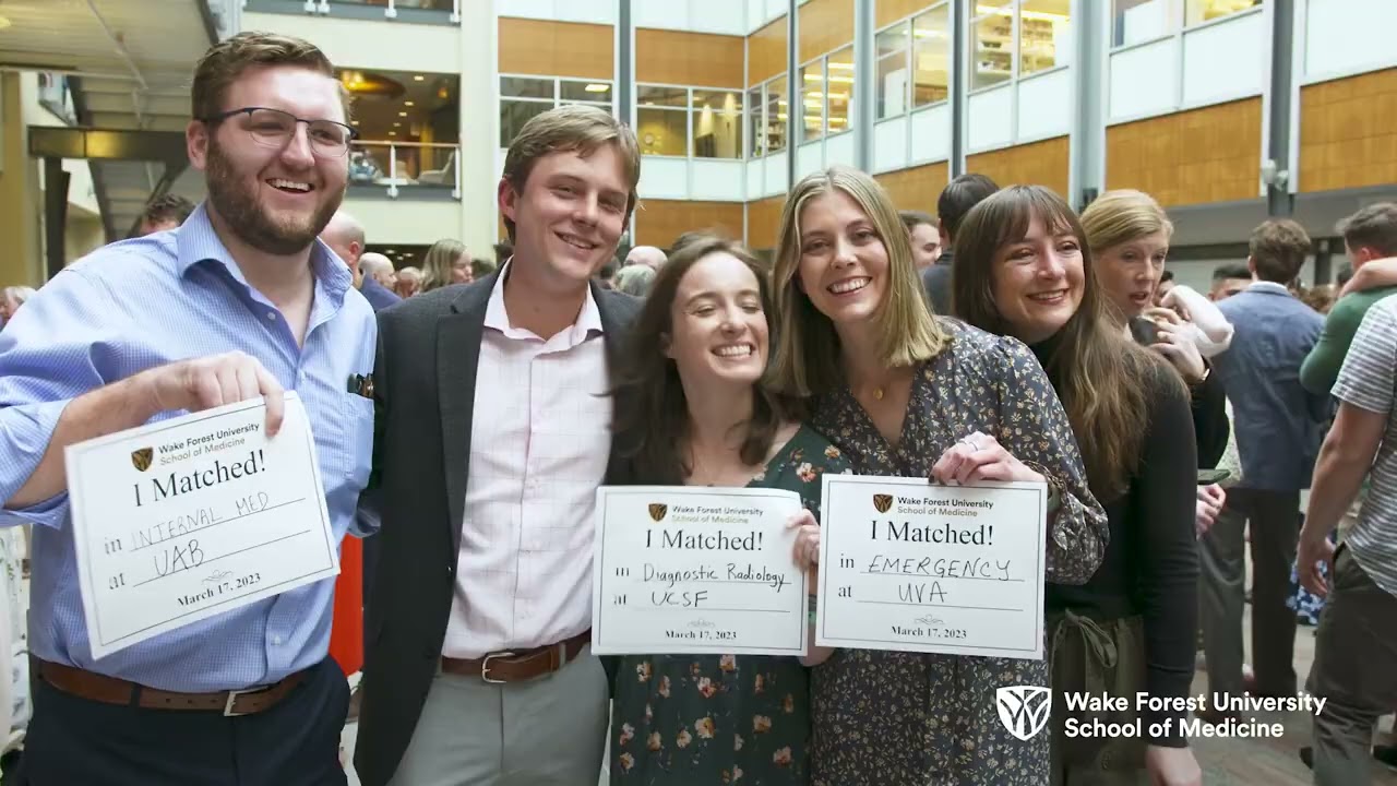 Match Day Excitement 2023 at Wake Forest University School of Medicine