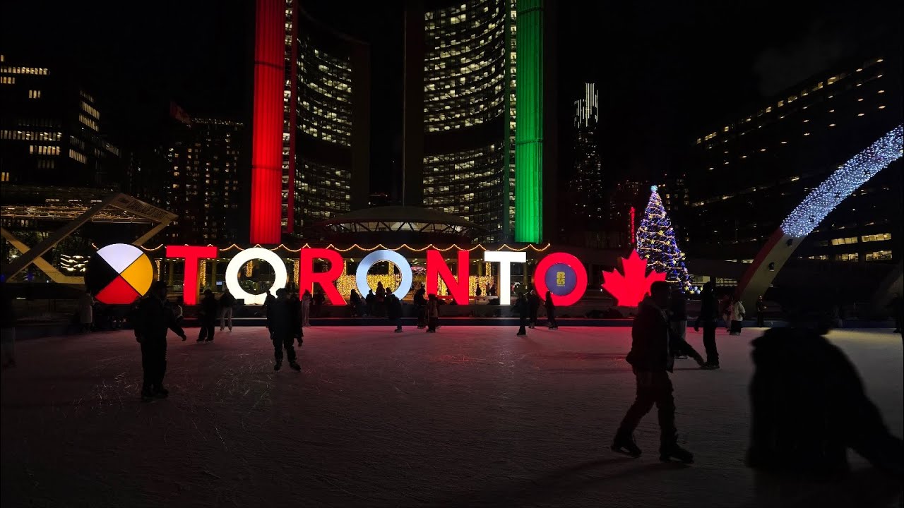 토론토워홀10주차/어학연수/백수생활시작/눈치우기/토론토시청스케이트장/집밥해먹기/아마존블랙프라이데이/멜라토닌