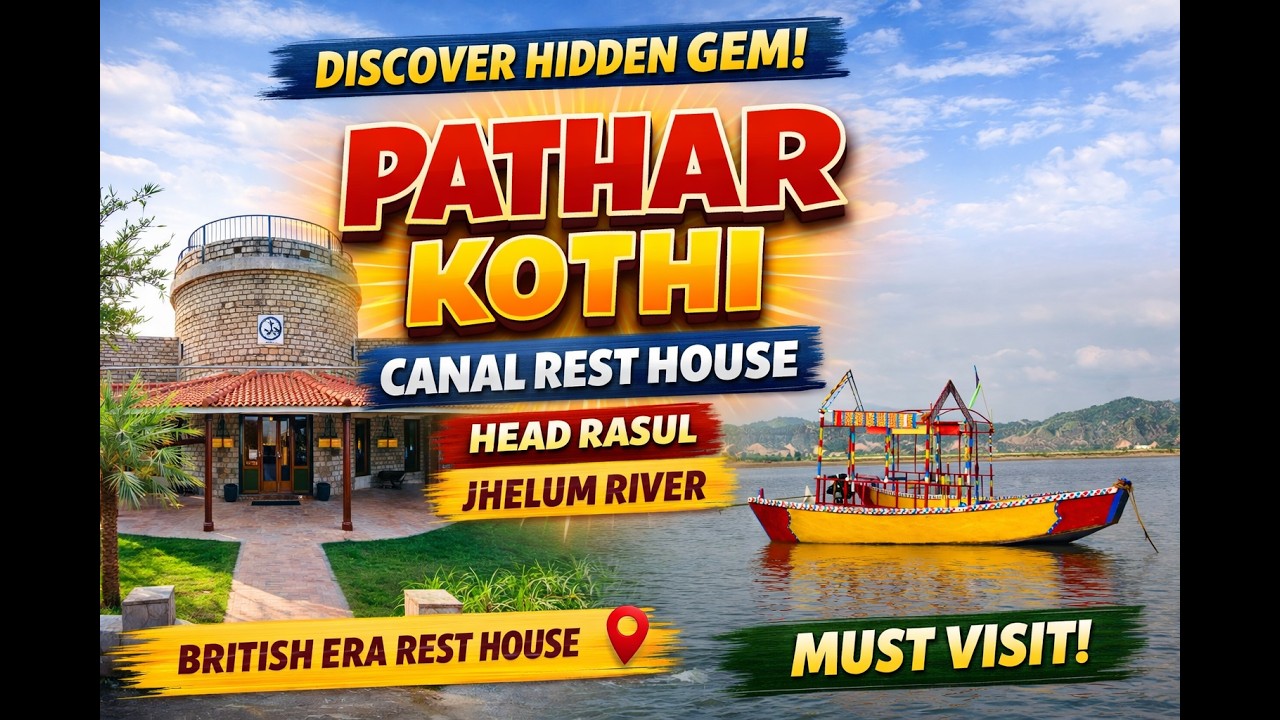 Renovated Pathar Kothi Canal Rest House | Rasul Barrage