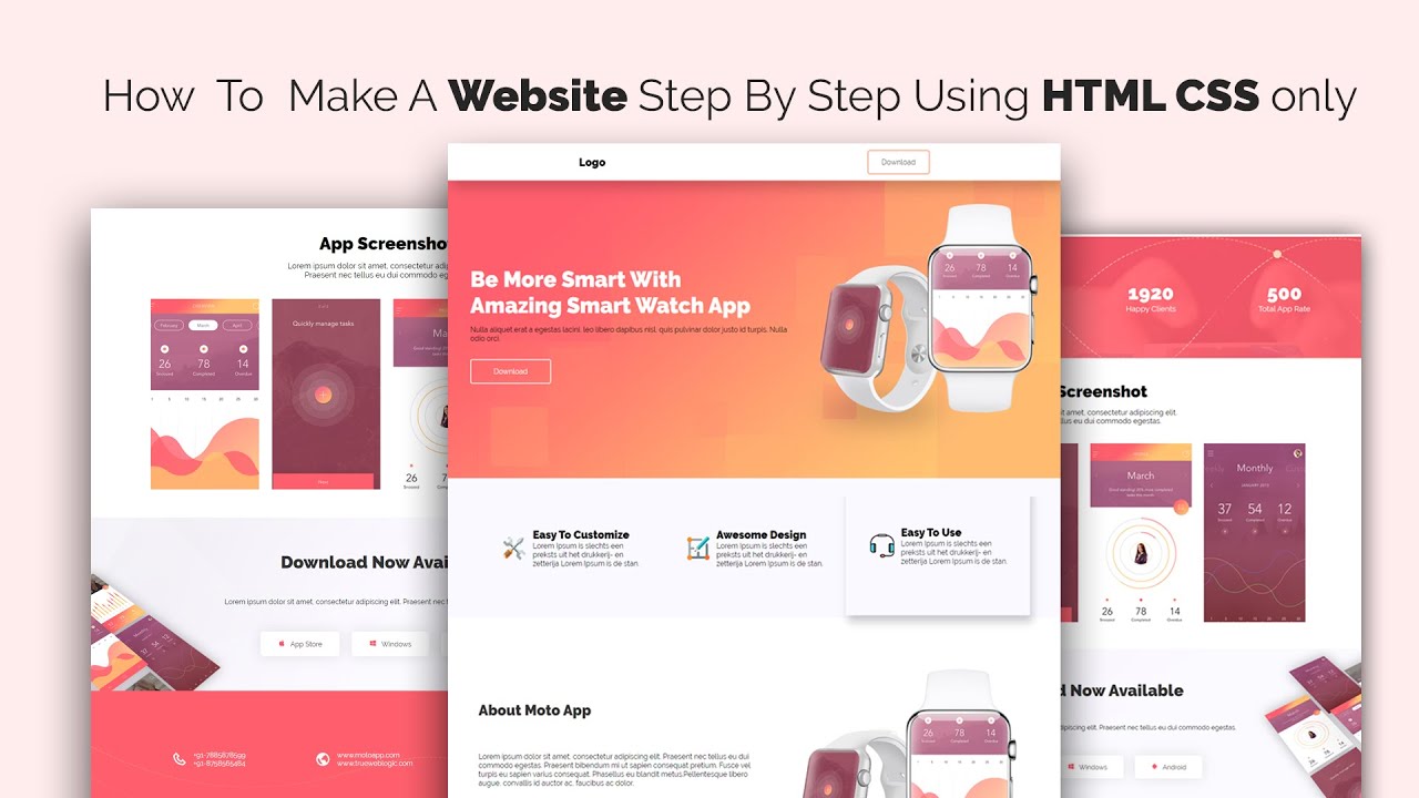 Ecommerce Website Project Using HTML, CSS & JavaScript |  Full Tutorial for Beginners