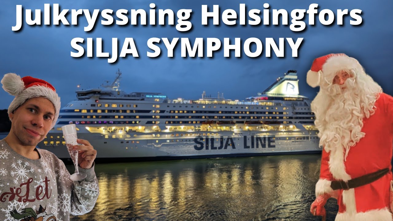 Min lyxiga julkryssning hos Silja Line med Silja Symphony till Helsingfors ⛴️🤩🎅