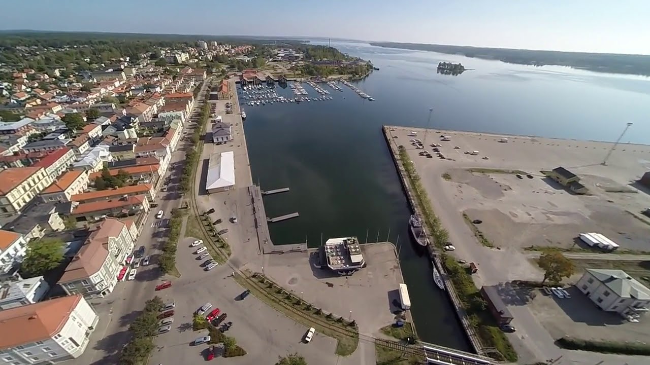 Hudiksvall fr&aring;n ovan