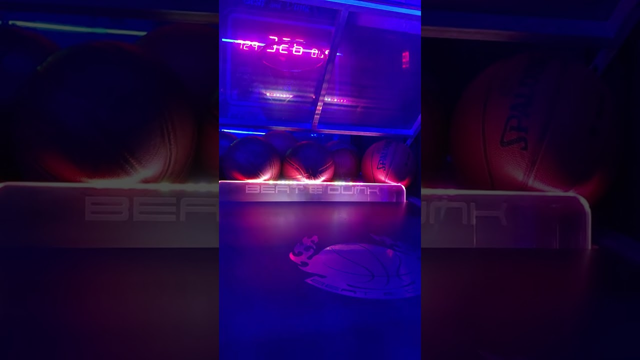 오락실 농구게임 롯데시네마 서수원 5라운드 560점 기록영상