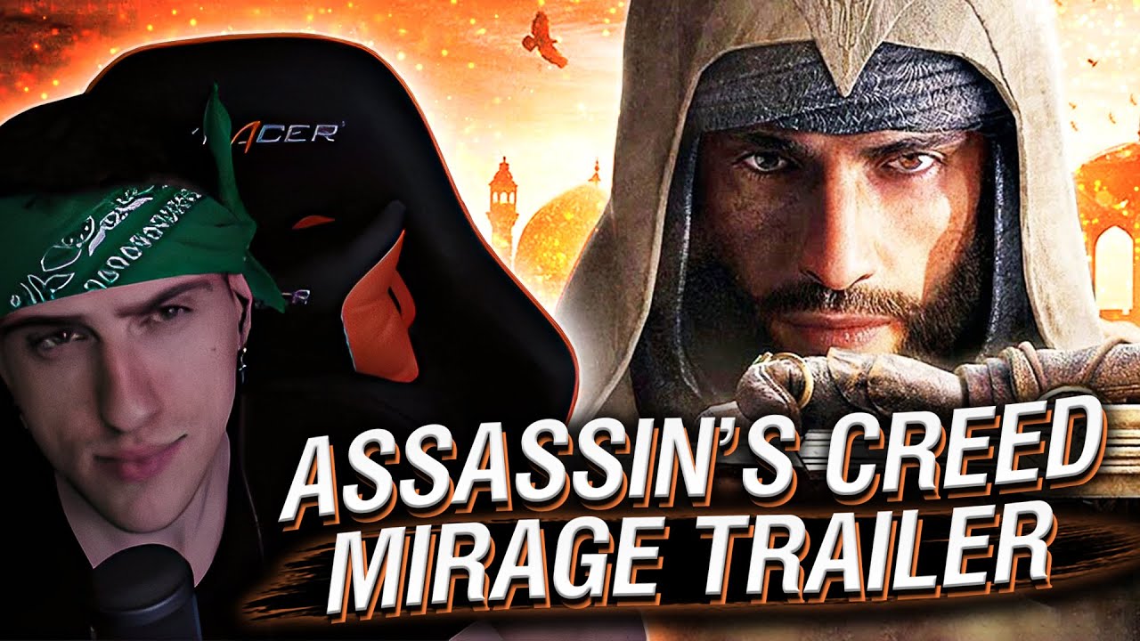 HELLYEAHPLAY СМОТРИТ ТРЕЙЛЕР ASSASSIN'S CREED MIRAGE