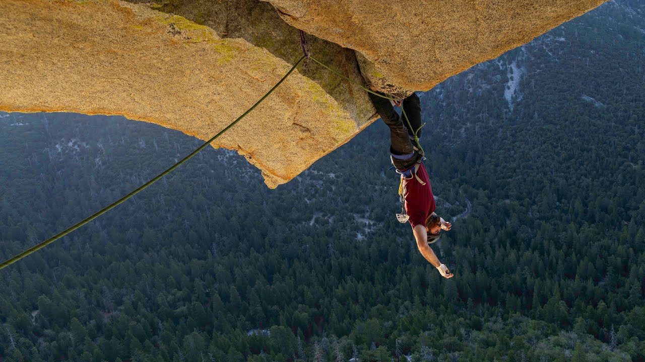 Paisano Overhang - Climbing Film featuring Mike Largent and John Long
