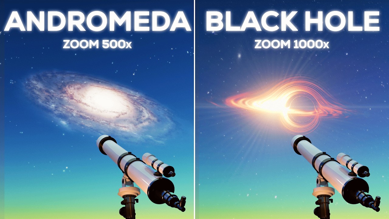 What Space Objects Look Like Through a Super Telescope