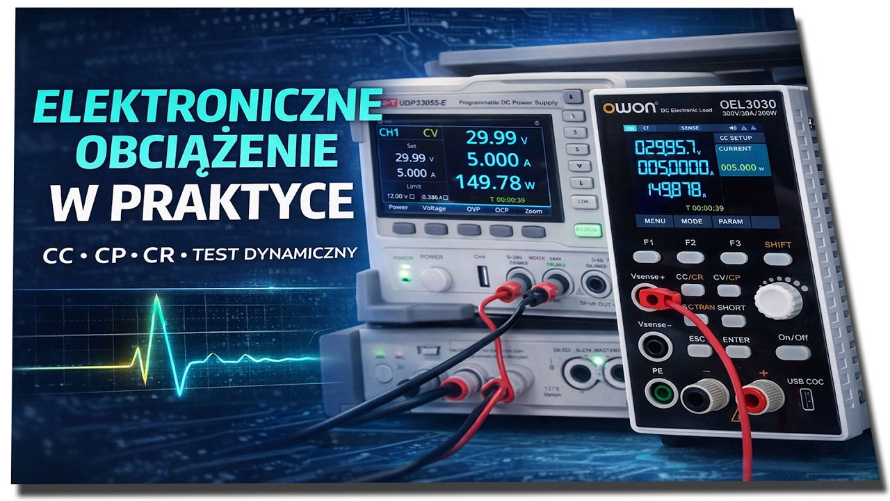 Elektroniczne obciążenie DC OWON OEL 150W 300W 150V 300V 600V 😁CC/CP/CR