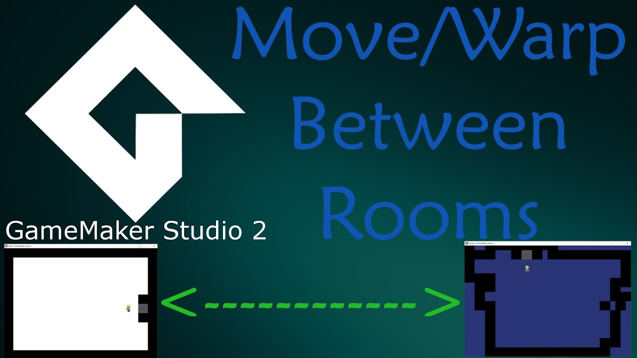 GameMaker Studio 2 - How To Transition Rooms Beginner Tutorial