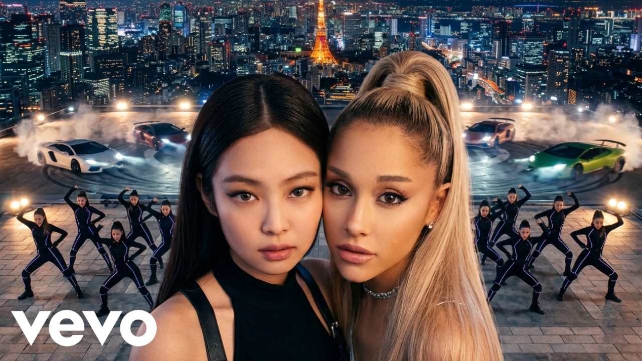 Jennie, Ariana Grande -  No Space ft. Doja Cat, Kpop (Offcial Music video)
