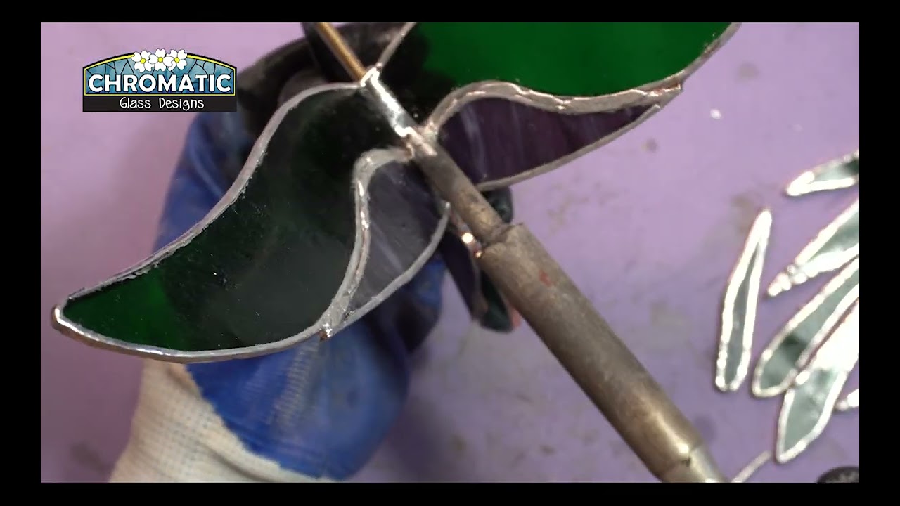 Making a Stained Glass Hummingbird Spinner