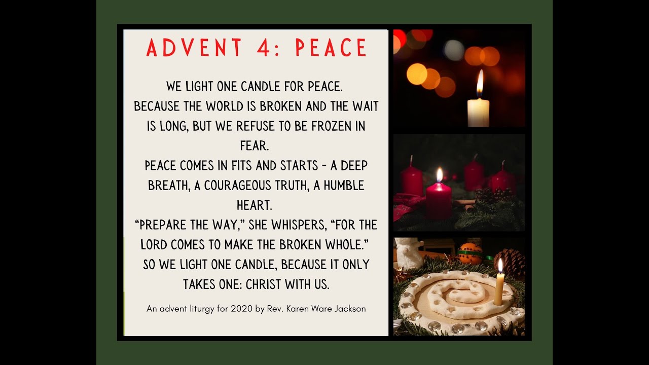 Advent Virtual Gathering: Week 4
