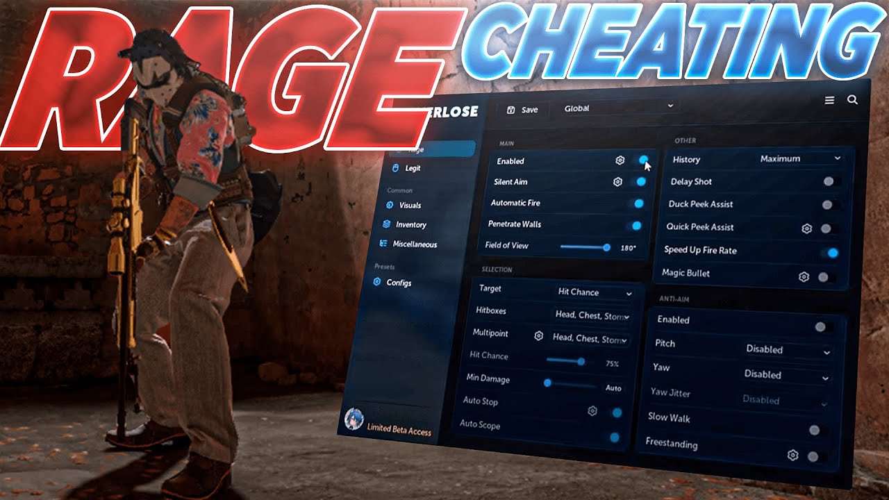 NEVERLOSE CS2 HVH HIGHLIGHTS | BEST HVH HACKS CS2