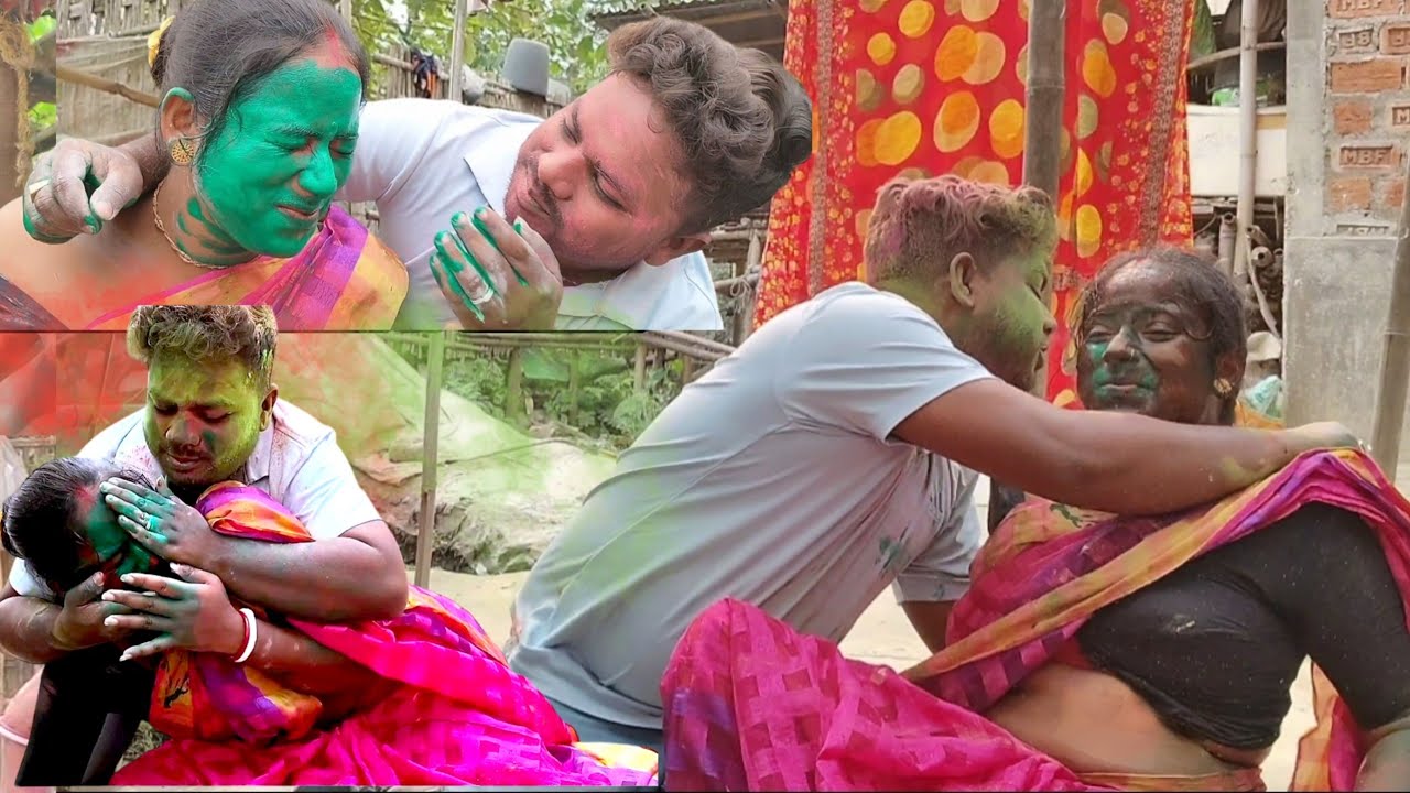 Gao Me Holi Devar Ki Pawor Jogira/Bhabi Ke Upor Char Ke Rang Lagaya/Holi Putai