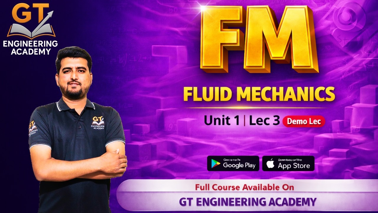 Numerical on  Newton's Law of Viscosity Explained | Fluid Mechanics Unit 1 Lecture 3