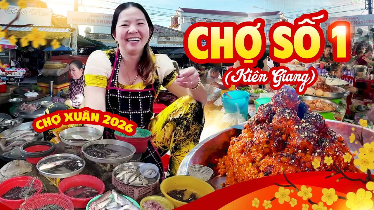 Khám Phá Chợ Số 1 Kiên Giang | Đi Một Vòng Là Mua Đủ, Không Khí Mua Bán Rộn Ràng Mỗi Sáng