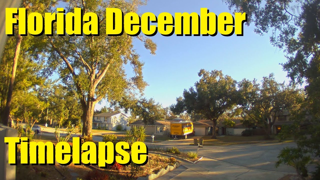 Modest Cold Front - Florida December 2025 Timelapse