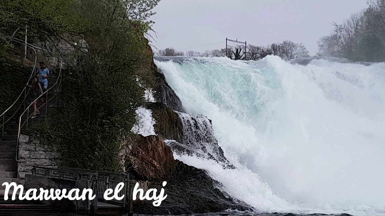 Reinfall Schaffhausen شلالات الريان في سويسرا