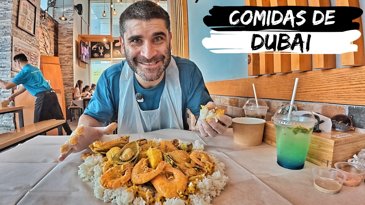 PROVANDO COMIDAS DE DUBAI