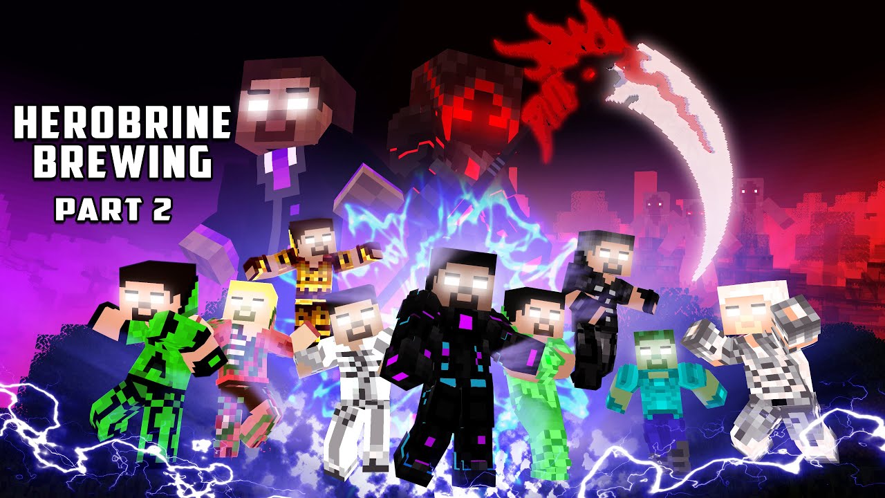 HEROBRINE BREWING Part 2 : Monster Minecraft Became HEROBRINE | Minecraft Animation