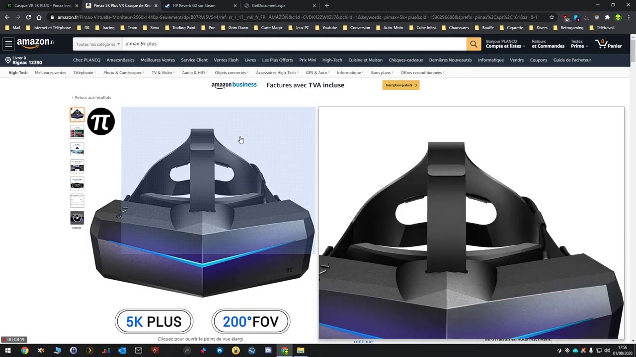 La vérité sur le Pimax 5K+ et Mes réglages