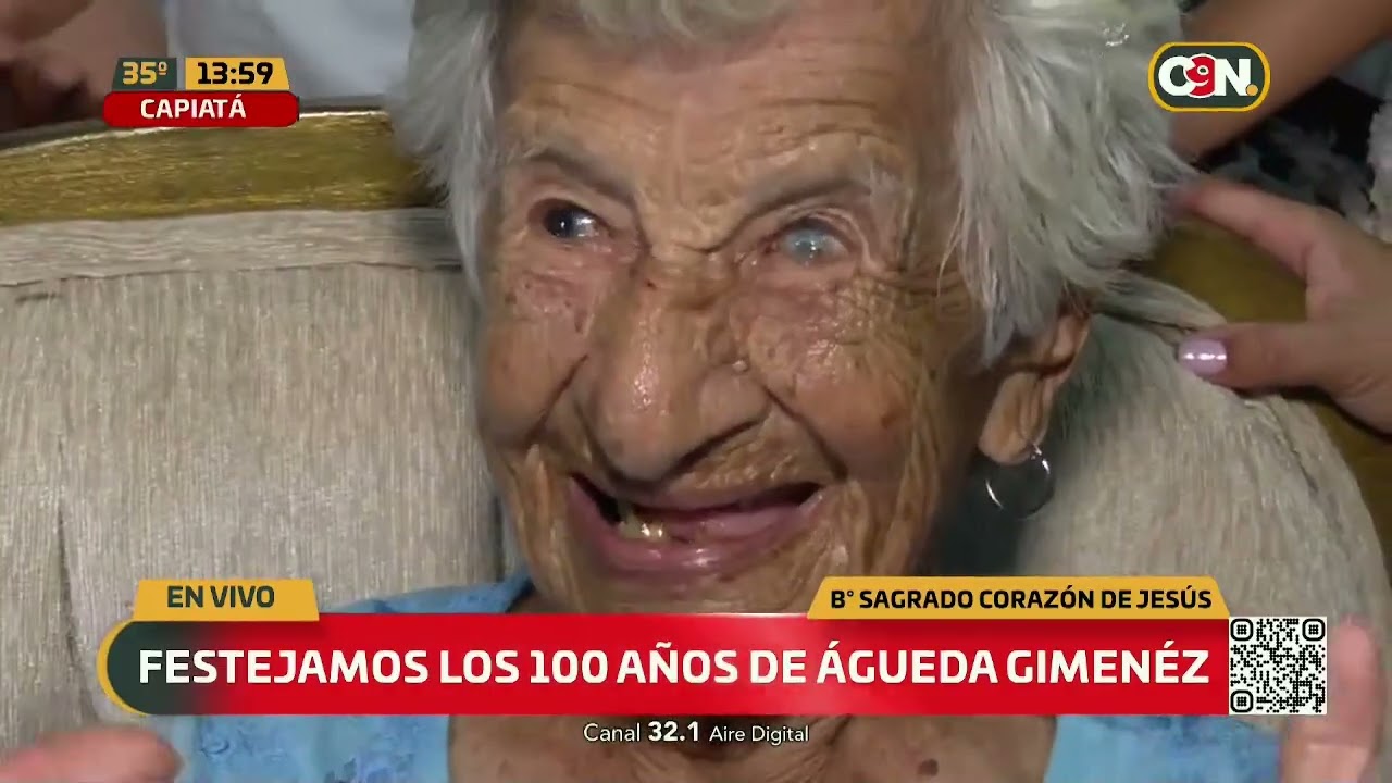 Águeda Giménez celebró sus 100 años
