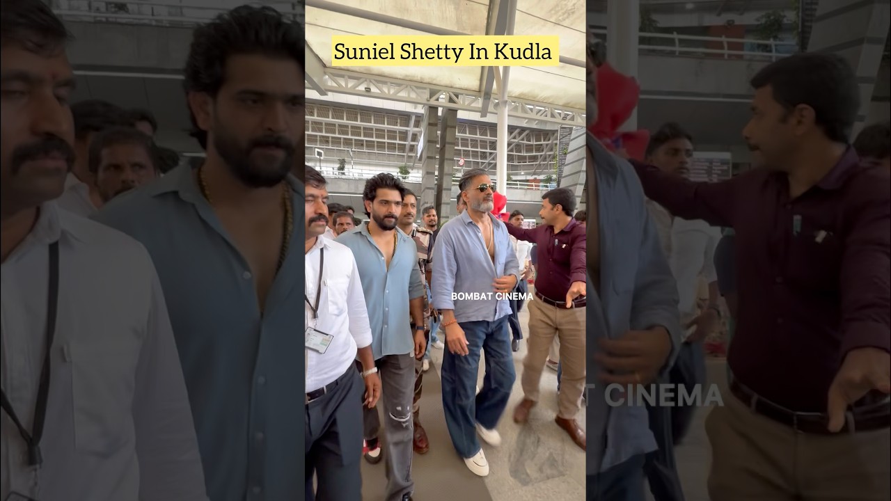 Suniel shetty in Mangalore | Jai Tulu Movie | Roopesh Shetty #bombatcinema #sunielshetty