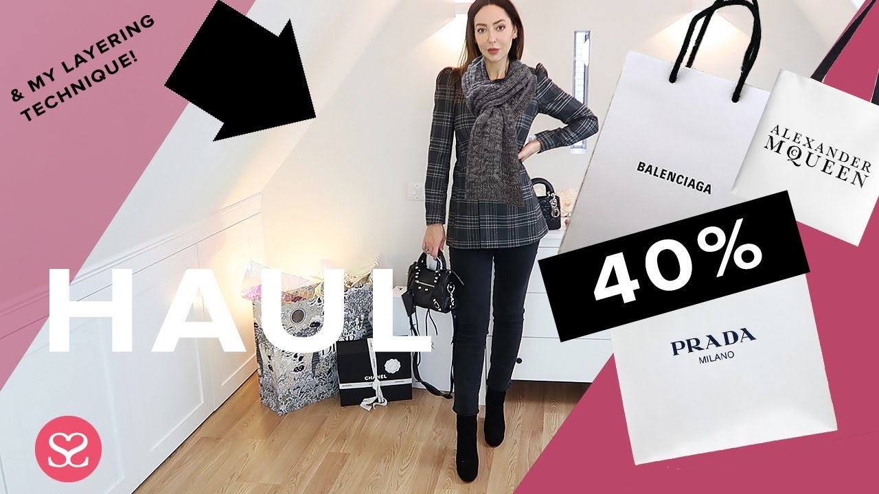 *Crazy* MY DISCOUNT DESIGNER PURCHASES (40% off!!) + How I Layer For Winter Without Adding Bulk.