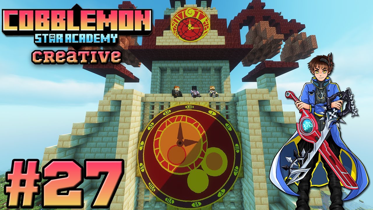 Cobblemon: Star Academy Creative Builds with Chaos & the Lads part 27: The Trolley Problem