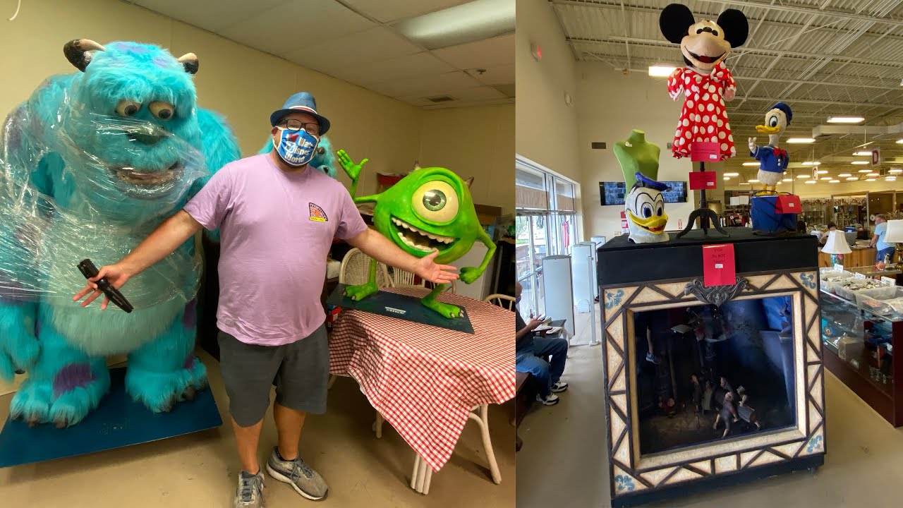 Disney Theme Park Props For Sale | Magic Kingdom Emporium Windows & Disneyland Animatronics Props