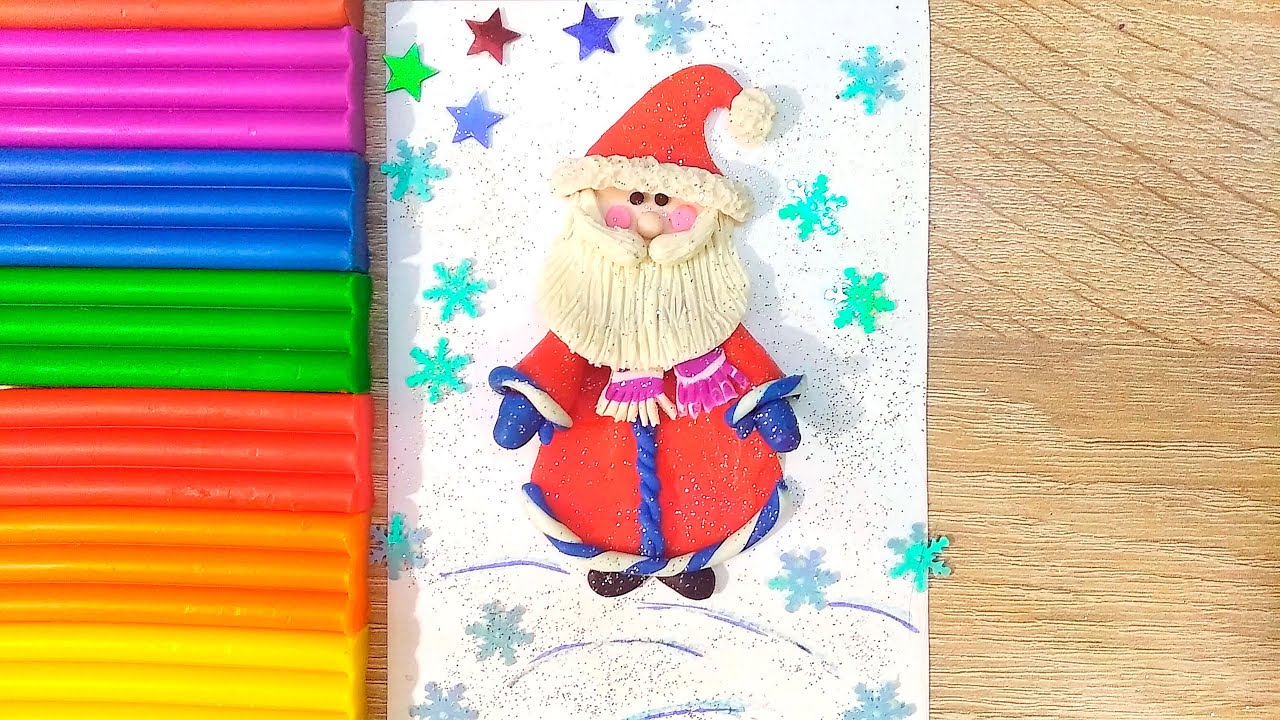 Дедушка Мороз 🎅🏼 из пластилина