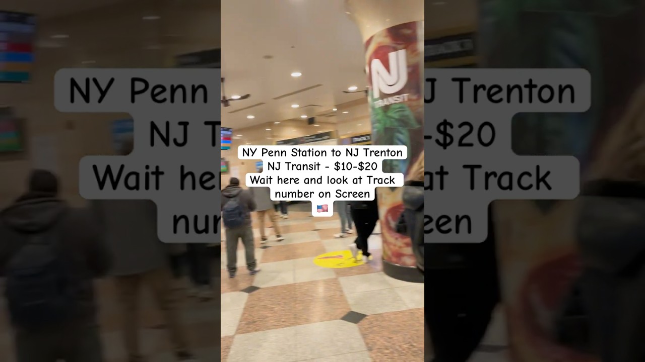 NY to NJ train travel tips 