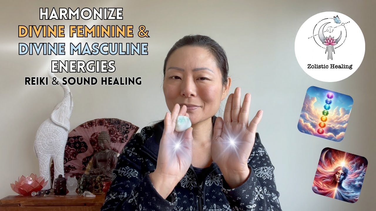 Harmonize Divine Feminine & Divine Masculine Energies 💞| Sacred Union | Reiki Energy & Sound Healing