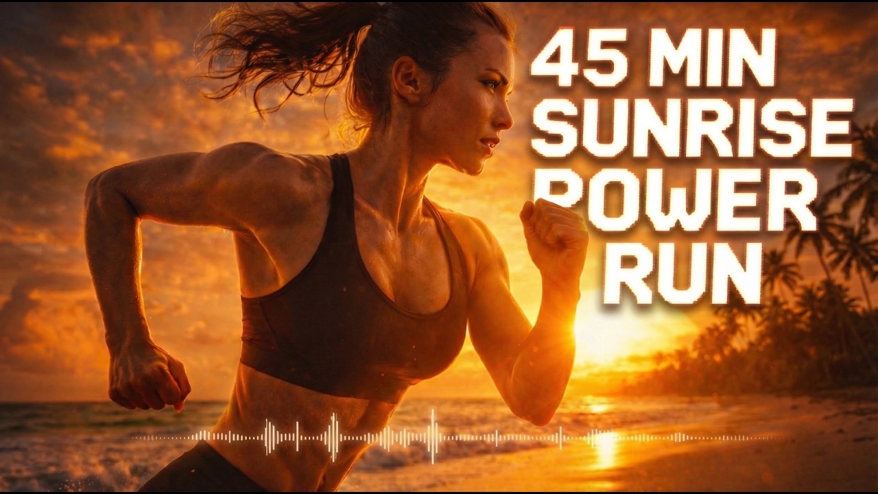 45 MIN SUNRISE POWER RUN 🔥 | Ultimate Morning Energy Workout Music