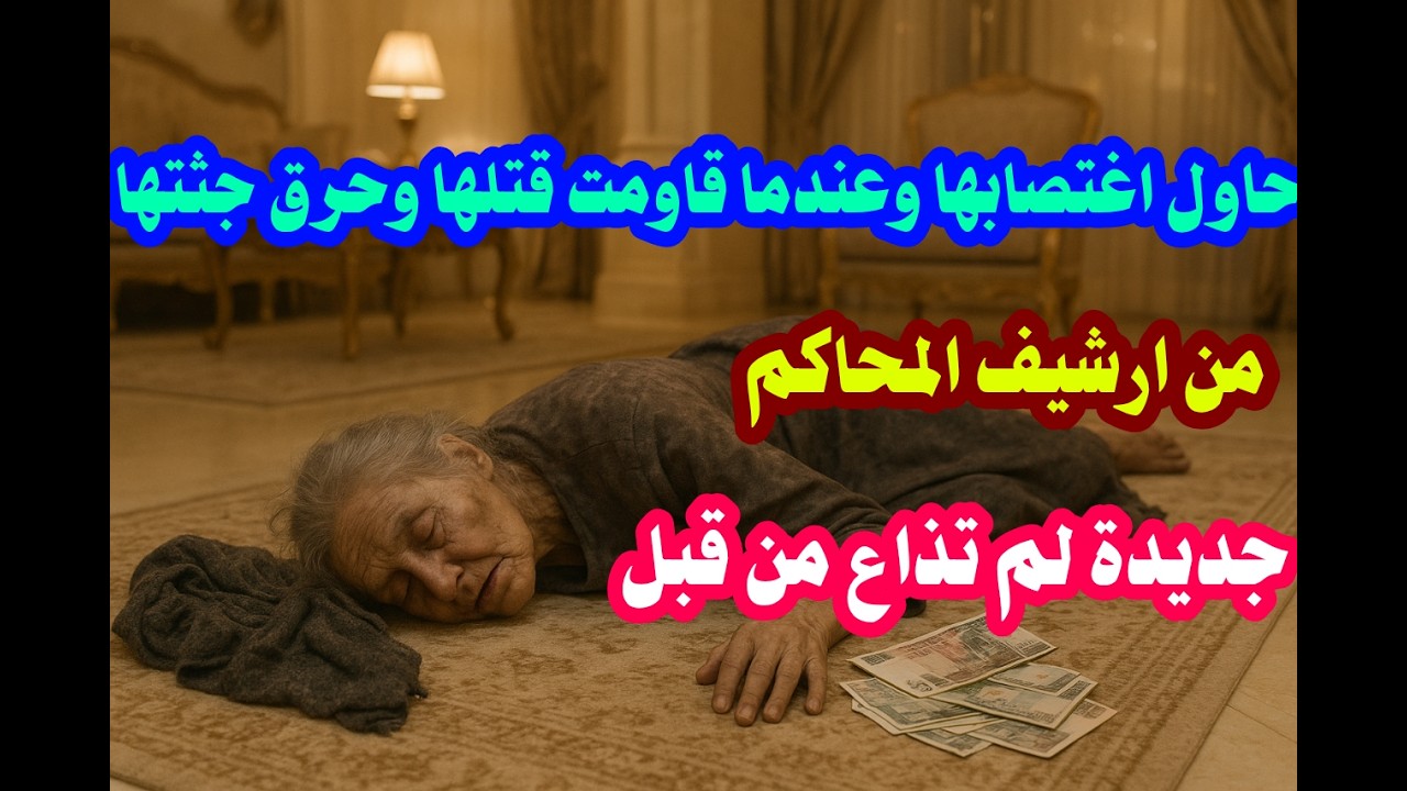 من ارشيف المحاكم حاول اغتصابها وعندما قاومت قتلها وحرق جثتها في الشقة
